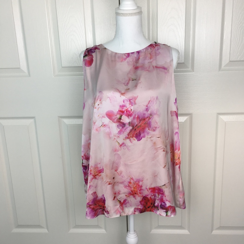 NWT Wallis Pink Floral Top Blouse Shirt 12-14